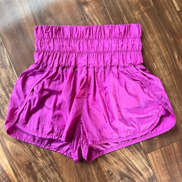 free people movement Pants - Free People Movement Way Home Vibrant Pink Women's Running Shorts